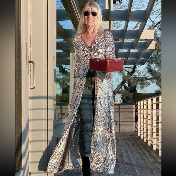 *SOLD* ZARA maxi sequin dress - Picture 4 of 12